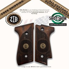 Poignées Zib série poignées de pistolet en bois pour Beretta 92S