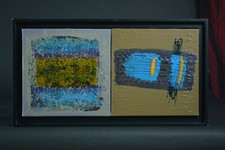 Ancien tableau abstrait