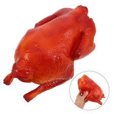  Modèle de poulet rôti réaliste : accessoire de dinde cuite artificielle – faux