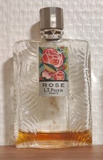 Antique. L.T. Rose Perfume Extract Piver 25ml. label. Juice Bottom