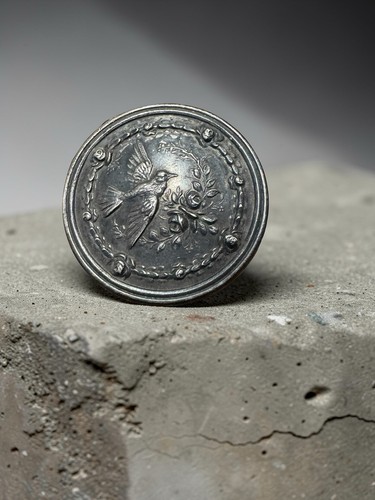 Boîte pilulier argent - , massif