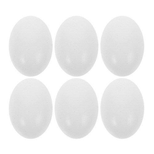 Pcs œufs bois faux jouet - 6,