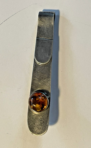 Pince cravate argent - pince, en
