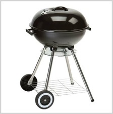 Barbecue Bbq Sphère Charbon Rond Roues Métal Jardin Bbq Grille 42 Cm