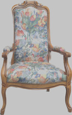 beau fauteuil voltaire en