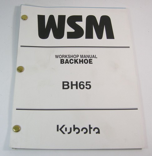 Original kubota bh65 - kubota,