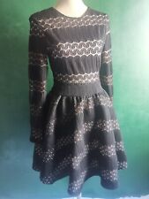 Robe classique noire zippée doublure + 2 poches MAJE taille 2