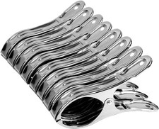 Lot de 8 grandes pinces à