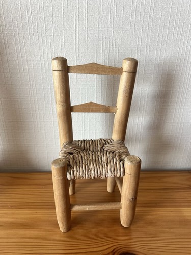 Chaise miniature bois - chaise, en