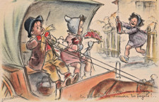 cpa Germaine Bouret - Hep 