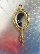 MIROIR A MAIN EN BRONZE AVEC