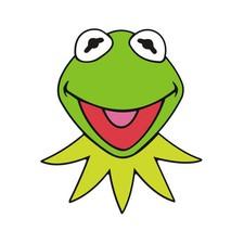 Sticker plastifié KERMIT La