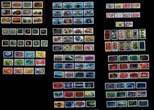 la série de timbres adhésifs
