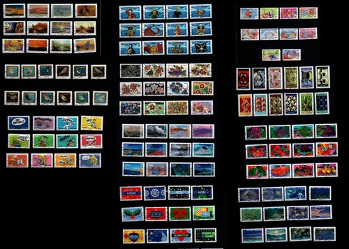 Série timbres adhésifs - timbres,