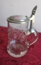  Chope en verre soufflé et