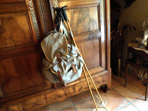 Anciens bâtons skis sac à - skis,sac,