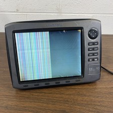 BROKEN Lowrance HDS-10 Insight USA Fishfinder GPS Sonar Head Unit Only FOR PARTS