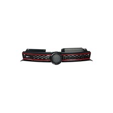 Grille de calandre avant noire et rouge Volkswagen Golf 6 GTI 2009-2013
