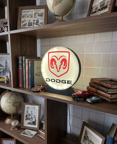 Enseigne lumineuse dodge ram - lumineuse,