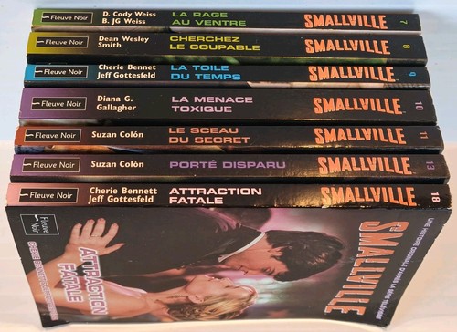 Lot livres smallville fleuve - smallville,