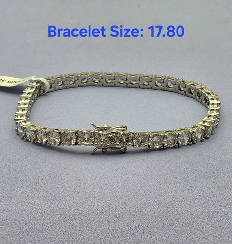 Bracelet tennis unisex - unisex, argent