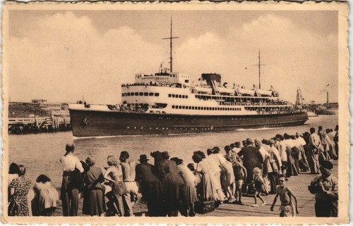 Cpa ostende la malle - ak,
