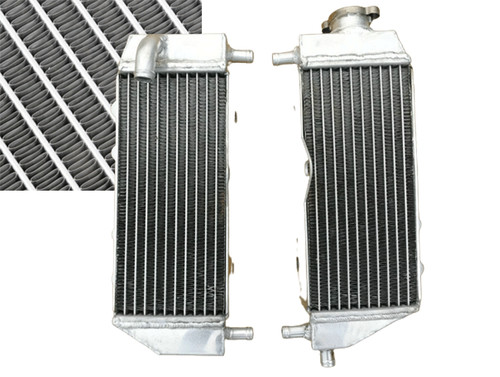 Aluminum radiator pour yamaha - aluminum,