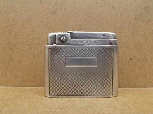 Ancien briquet silver match - silver, en