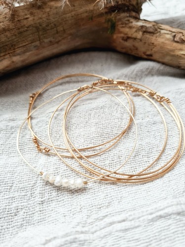 Bracelets joncs semainier - , mini