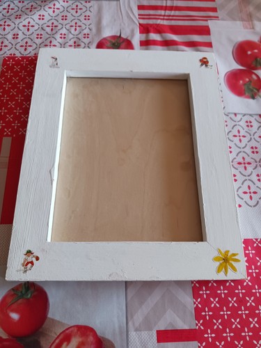 Cadre blanc minimaliste déco