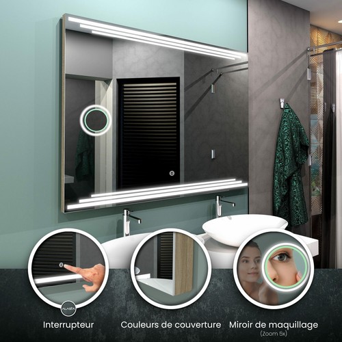 Miroir led birma 3 couleurs - 3,