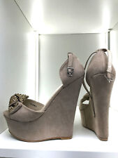 16cm 38 Sexy suede nude beige