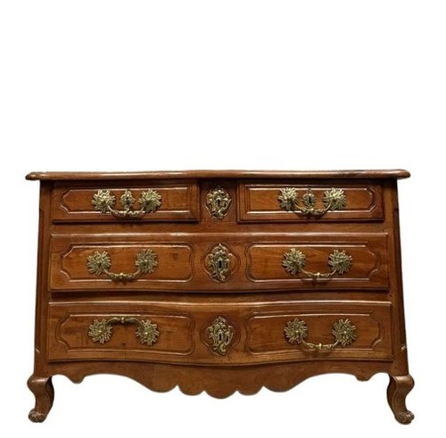Commode galbée époque louis - commode,