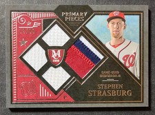 2016 Topps Primary Pieces Quad Relic Stephen Strasburg /99 #PPQR-SS Nationals