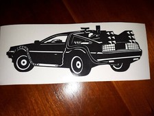 Sticker autocollant Delorean retour vers le futur