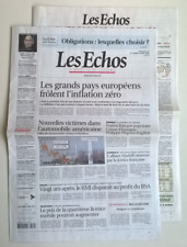 LES ECHOS N°20 434 du 29/05/2009 -Auto: bankruptcy eupementiers amér./ Steve Jobs