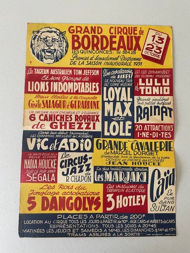 Affiche ancienne originale
