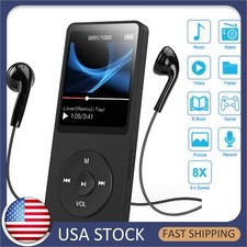 Support 128GB Bluetooth MP4/MP3 Lossless Music Player FM Radio Recorder Sports