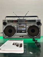 SHARP GF-303ST THE SEARCHER Boombox AM/FM Radio Cassette Tested Working Japan