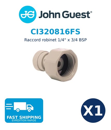 John guest ci320816fs raccord - john,
