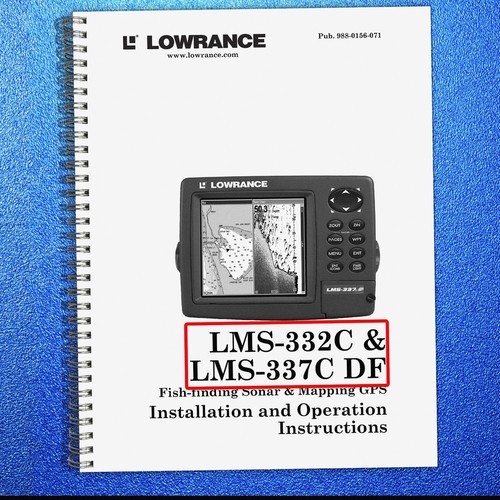 Lowrance lms 332c 337c - 337c, fish