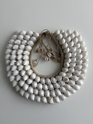 Collier coquillages papou - collier,