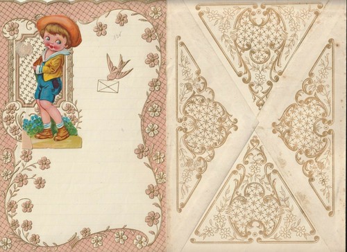 Rare ancien chromo decoupis - ancien,