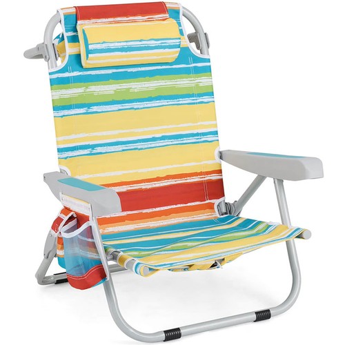 Chaise plage pliable - pliable, avec