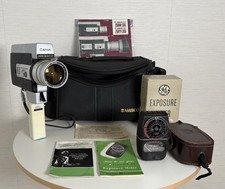 Canon Zoom 518 Super 8 Camera – Clean, Motor Working, Case & Accesories
