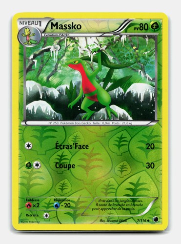 Carte pokémon massko 116 - massko, 7/116