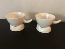 ISAMU NOGUCHI Vitra Rare A Pair of Cup & Saucer Design Cream Discontinued
