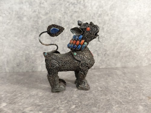 Figurine chien fô - figurine, fô.