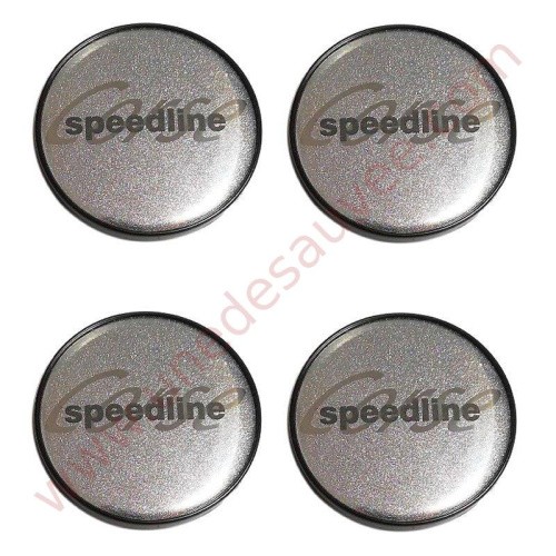 Centre roue cabochon argent - de,