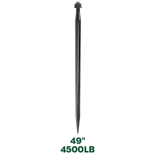 Steel hay bale spear - steel,